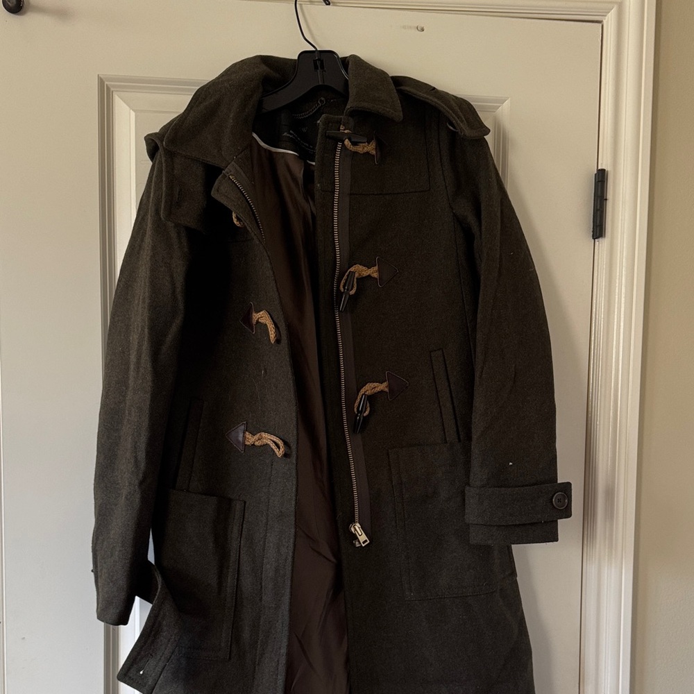 J. Crew Dark Brown Trench Coat